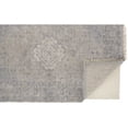 thumbnail image 4 of Feizy Home Collection 9' x 12' Blue and Gray Vintage Distressed Handwoven Rectangular Wool Area, 4 of 4