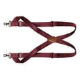 thumbnail image 2 of Tirantes para hombre, portátiles, reutilizables, ajustables, con hebilla de Metal, resistentes, para pantalones, informales, formales, para Prendas para la parte inferior del cuerpo Vino rojo Minnieouse  AP011523-05, 2 of 6