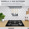 thumbnail image 3 of Combo Campana Extractor Plegable Parrilla Cristal 5 Quem Color Negro, 3 of 12