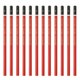 thumbnail image 1 of Uxcell 12Pcs Lápices de Carbón, Lápices Redondos de Dibujo Moderadamente Suaves para Dibujo, Escritura, Arte, Esbozo, Artistas Principiantes, Rojo/Negro, 1 of 7
