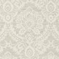 thumbnail image 4 of SAFAVIEH Blossom Travis Geometric Wool Area Rug, Silver/Ivory, 6' x 6' Round, 4 of 5