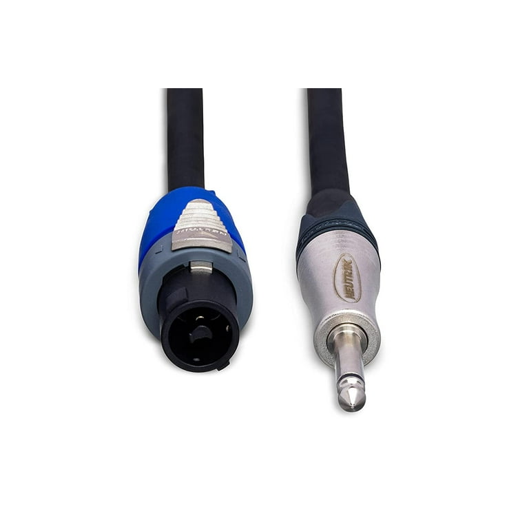 speakON to 1/4 in TS, 3 ft Edge Speaker Cable - Walmart.com