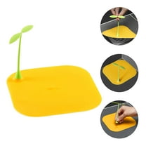 HEMOTON  2 Pcs Sink Drain Cover Silicone Sealed Floor Bathroom Stopper Shower