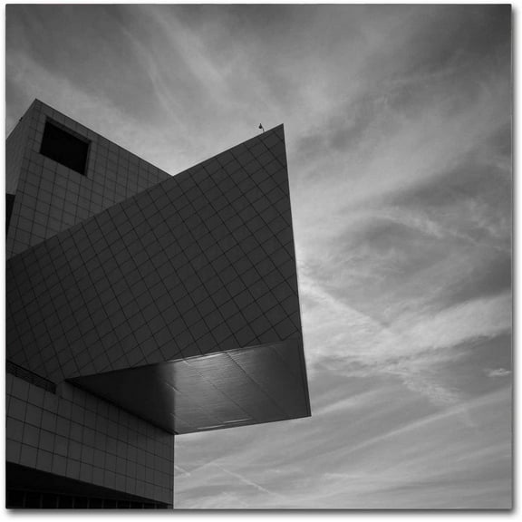 Trademark Fine Art "Rock and Roll Hall of Fame Abstract" Canvas Art by Kurt Shaffer