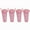 Pink, variant on 24oz Bow Pattern Tumbler PP Plastic Cups with Lids and Straws, Car Cup Holder Compatible Travel Drinkware(Set of 12)