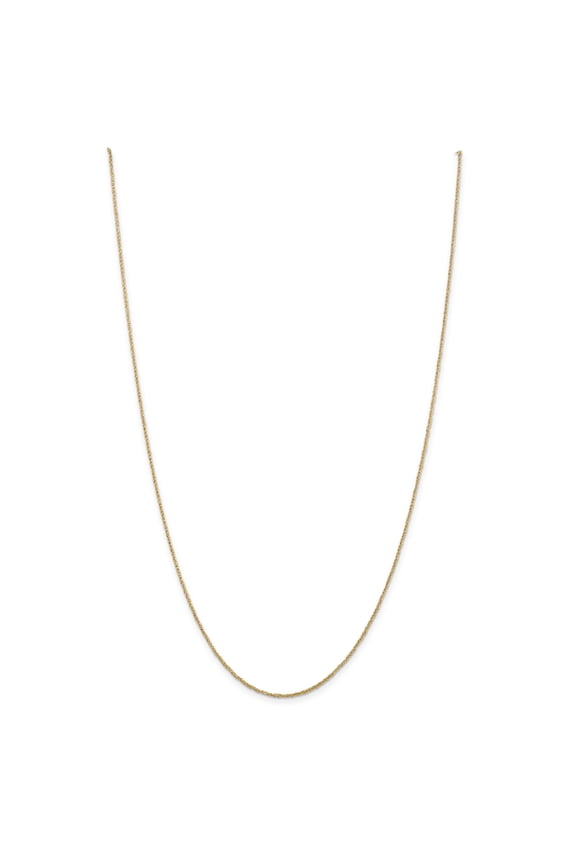 14 Karat Yellow Gold 1.1mm Ropa Chain