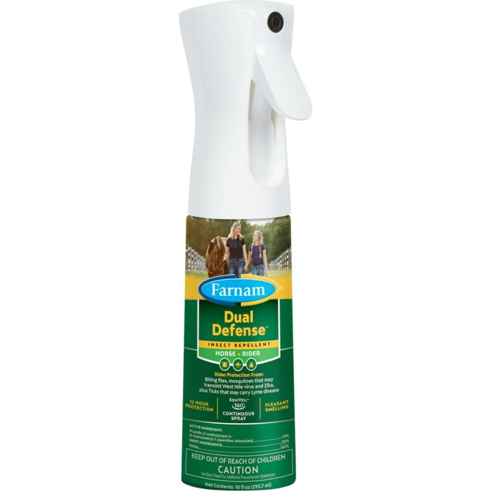 Farnam Companies IncDual Defense Insect Repellent For Horse+rider 10 Oz