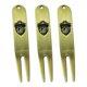 thumbnail image 5 of Forks Herramienta De Reparación De Chuletas De Golf De Aleación De Zinc Con Marcador De Pelota De Golf Extraíble Accesorios De Golf Sweethay OD008591-00, 5 of 7