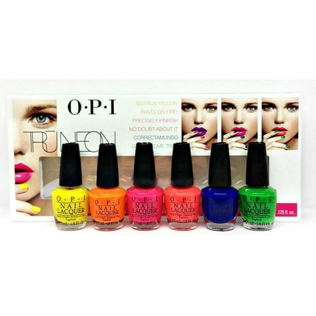 OPI Mini Nail Lacquer Collection - TRUNEON Summer 2016 Collection (6 colors x 1/8oz)