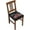 Merry Christmas Snow, variant on Set of 6 Removable Chair Seat Covers for Dining Room, Merry Christmas Snow Stretchable Office Kitchen Chair Slipcovers Cushion Protector Xmas Tree Truck Furniture Decor, 16.9x16.9 Inches