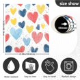 thumbnail image 6 of Dailycode Dishwasher Magnet Cover Magnetic Fridge Door Cover Home Kitchen Decor, Red Blue Yellow Hand-drawn Hearts, 23"x 26", 6 of 6
