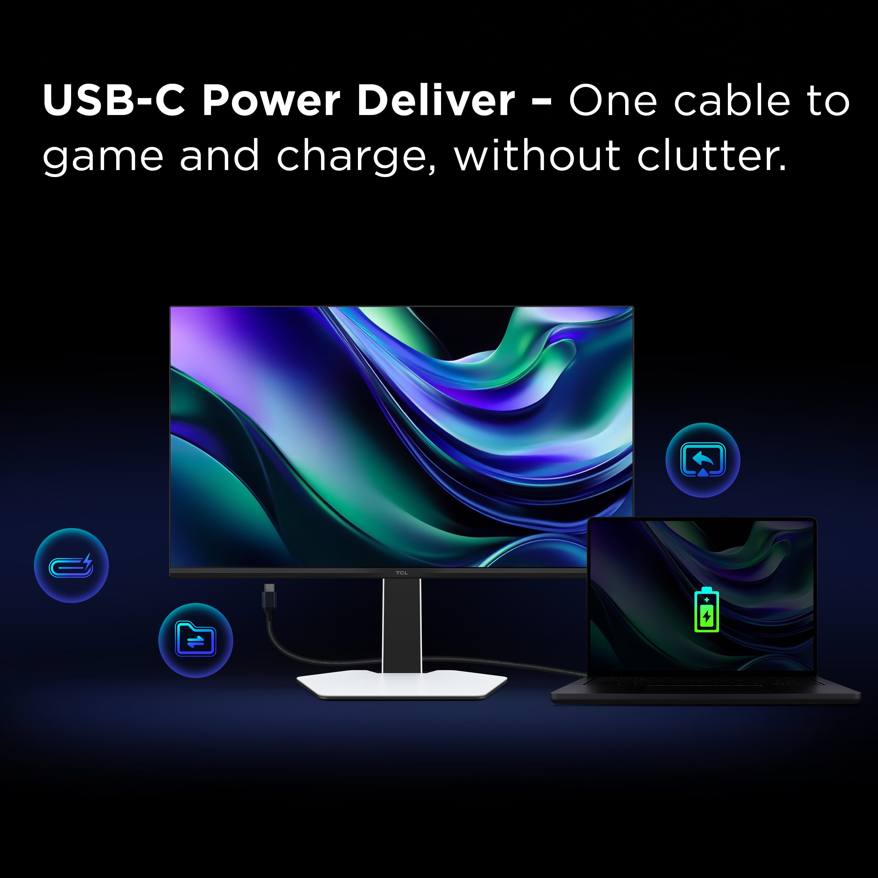 TCL 32” R84 Series 4K UHD HDR QD-Mini LED Gaming Monitor (NEW