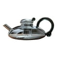 thumbnail image 2 of Gnmfd Heated Teapot Set High Borosilicate Glass Pot with 2 Cups, Tea Coffee Infuser Kettle for Brewing Hot Beverages, Elegant Transparent Glass Teapot Set for Home Office Gatherings, 2 of 6