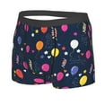 thumbnail image 2 of Kll Colored Balloons Men'S Cotton Boxer Briefs Underwear-Medium, 2 of 9