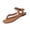 Brown, variant on Xfvqtps Flat Sandals for Women Summer Bohemian Style Elastic Back Strappy Embroidered Open Toe Thong Shoes