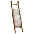 thumbnail image 1 of VASAGLE Blanket Ladder Decorative Farmhouse for The Living Room, 5-Tier Ladder Shelf, Ladder Rack for Storage and Decor, Honey Br, 1 of 1