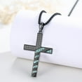 thumbnail image 4 of Leander Cross Necklace Pendant, 925 Sterling Silver, 4 of 5