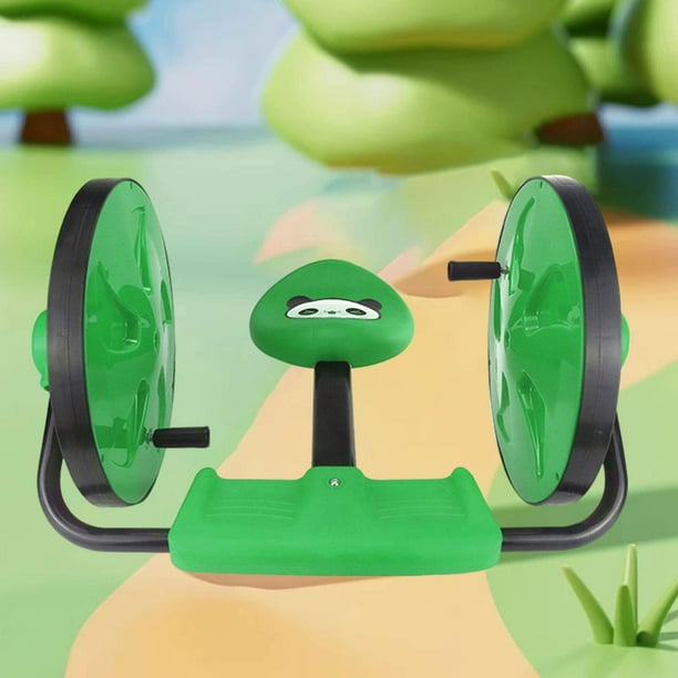 Juguetes para montar para niños, juego activo de dibujos animados con motor para niños (sin electricidad) (sin pedales) para niños y niñas, fiesta de Verde