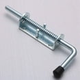 thumbnail image 2 of Spring Latch, 220mm, Metal Barrel Latch with Handle, Heavy Duty Spring Loaded Latch Pin for Yard Gate, Shed, Trailer, Garage, 2 of 5