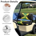 thumbnail image 5 of Garronmavis Jamaica Flag Style Golf Cart Seat Cover Replacement Soft and Comfort Golf Cart Elastic Seat Covers Universal Fit All Brand Decor Accessiores for Four Seasons, 5 of 6