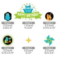 thumbnail image 6 of Big Dot of Happiness Monster Bash - Little Monster Birthday Party Cake Decorating Kit - Happy Birthday Cake Topper Set - 11 Pieces, 6 of 6