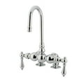 thumbnail image 4 of Kingston Brass Cc91T5 Deck Mount Clawfoot Tub Filler - Oil Rubbed Bronze Finish, 4 of 4