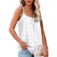 thumbnail image 2 of Camisola Suelta, Sin Mangas, Plisada, Cuello Redondo, Chalecos De Mujer Para Viajar, 2 of 6