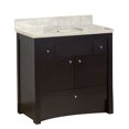 thumbnail image 1 of Imaginations Américaines 36 po W Vanity Set Noyer, 1 of 1