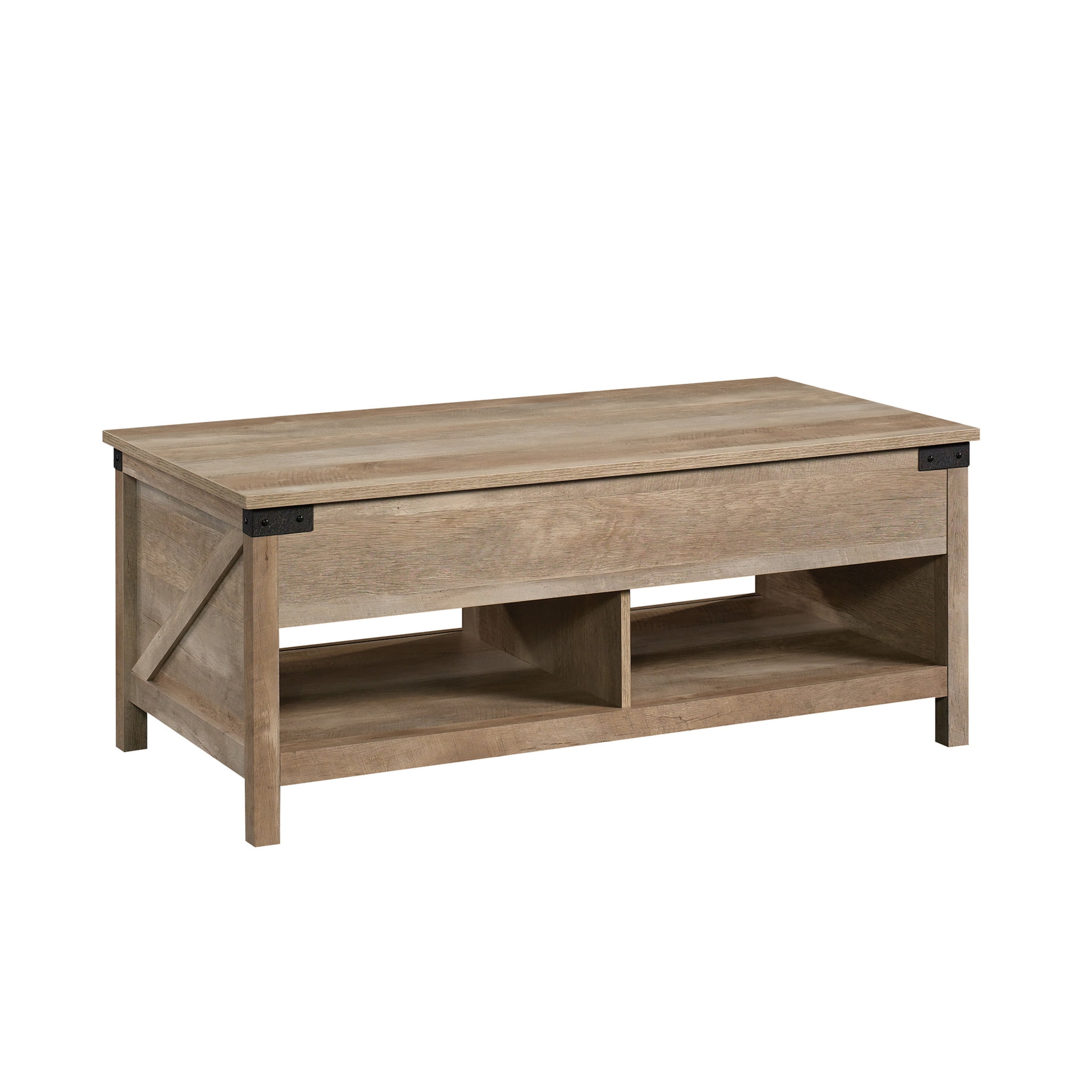 Sauder Saddler Way Lift Top Coffee Table, Lintel Oak Finish