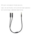 thumbnail image 4 of 3.5mm Jack Headphone+Mic Audio Splitter Gold-Plated Aux Extension Adapter Cable Cord for Computer PC Microphone audio cable, 4 of 9