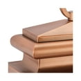 thumbnail image 6 of Wakeford Collection One-Light Antique Copper and Clear Water Glass Transitional Style Small Outdoor Wall Lantern, 6 of 21