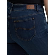 Lee Women's Plus Midrise Relaxed Fit Straight Leg Jean, Sizes 16-26