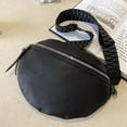 thumbnail image 4 of Bolso De Pecho Bolso de pecho Bolso bandolera casual Color sólido Simple para viajes Deportes (Negro), 4 of 8