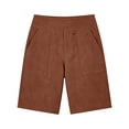 thumbnail image 5 of Bermuda Linen Shorts for Women High Waisted Casual Yoga Shorts Loose Summer Shorts with Pockets, XL, 5 of 5