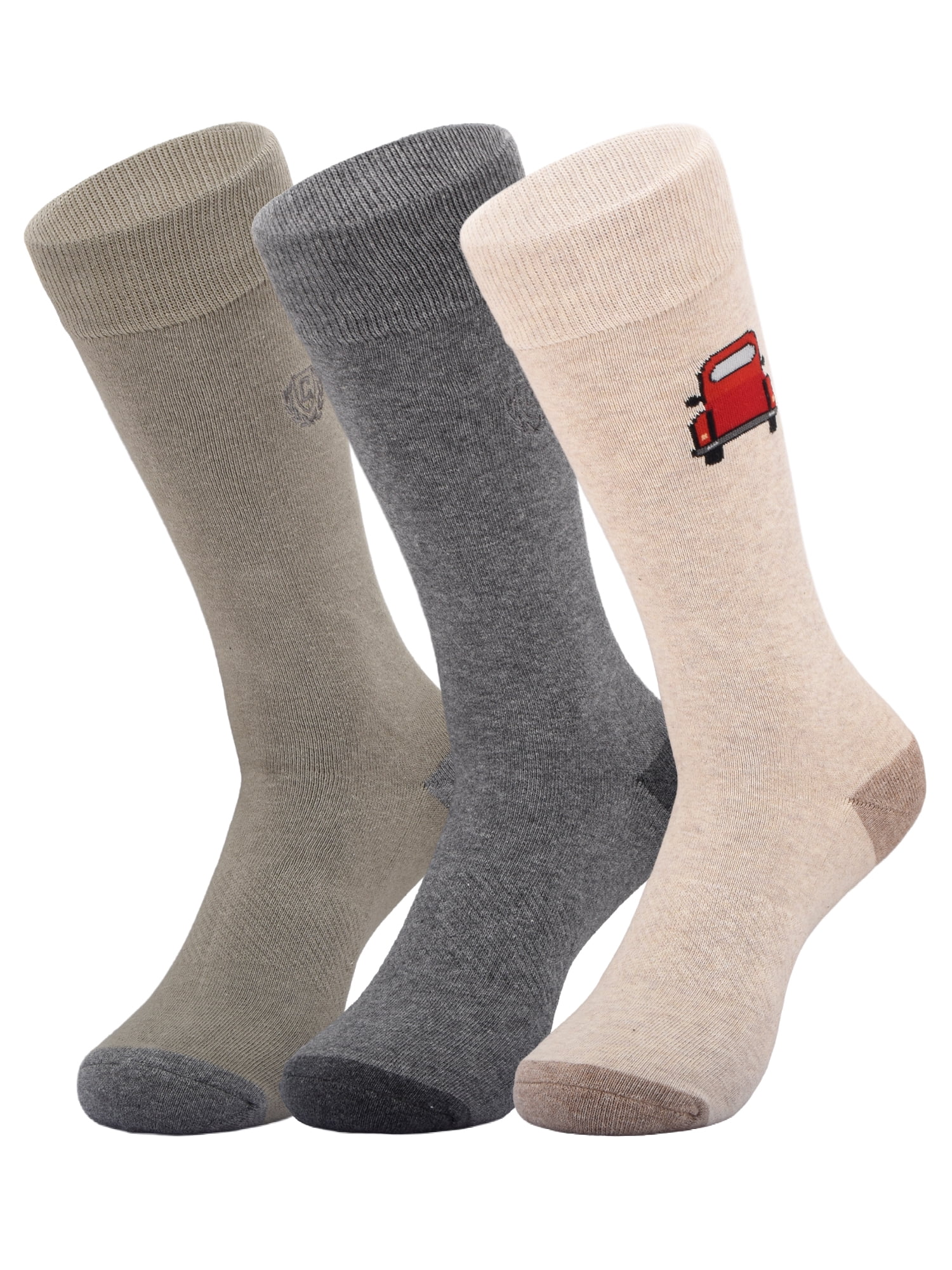 Chaps Embroidery Crews 3-Pack Men's Sock Size 10-13