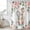 LightPink, variant on Elephant Giraffe Lion Shower Curtain, Waterproof Shower Curtains for Bathroom, Botanical Flowers Leaves Animals Washable Fabric Bathtub Curtain Set Bath Decor with 12 Hooks Long 72"x84"