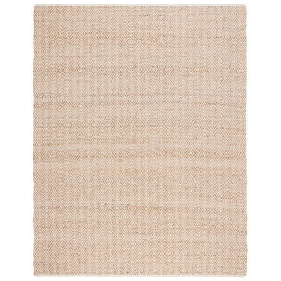 SAFAVIEH Natural Fiber Balfour Geometric Area Rug, Natural/Beige, 8' x 10'