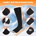 thumbnail image 2 of Calcetines calefactables recargables con control por APP JUOIFIP, hasta 10 horas, para invierno, 2 of 8