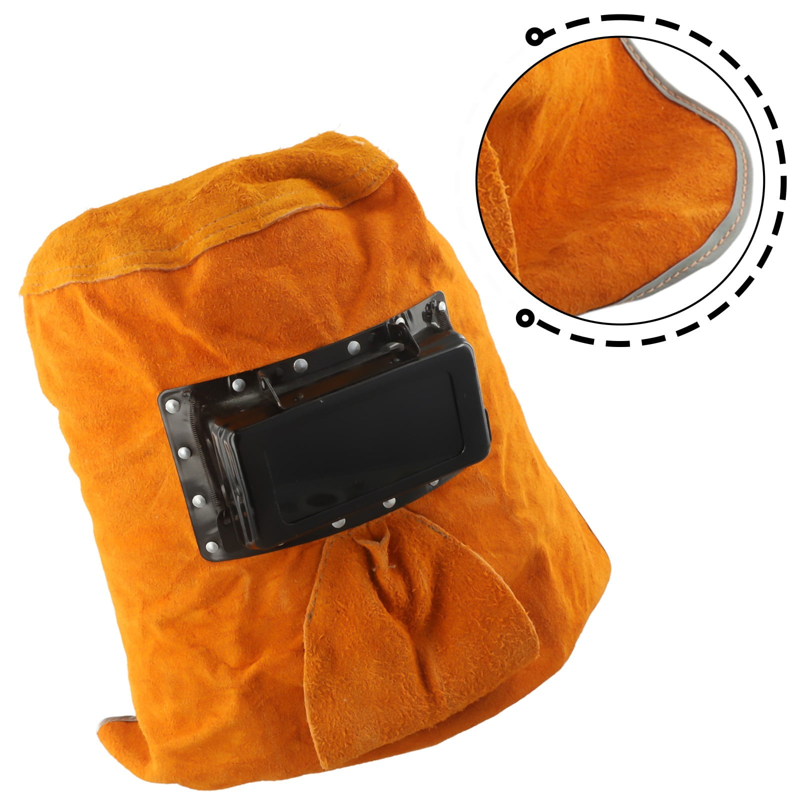 qiya Solar Auto Dimming Filter Lens Welder Leather Cover Welding Helmet hood