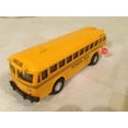 thumbnail image 2 of 5" Vintage Coach School Bus Diecast Pull Back Action Opening Door Stop Sign, 2 of 4