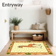 thumbnail image 3 of ODIKA 2x3 Machine Washable Non-Slip Area Rug, Whimsical Jungle Friend Playmat Tummy Blanket Decorative Accent Ultra Soft Rug, None, 721461, 3 of 7