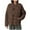 Brown, variant on Herrnalise Jackets For Women Fashion Pockets Versatile Long Sleeve Solid Casual Outwear Jackets Zipper Coat Shackets For Women 2024 fall Blue,L