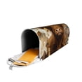 thumbnail image 5 of Rateoe Cow With Butterflies Lilies Printed Mailbox Covers - Easy to Install Fall, Winter, Spring, Summer Mailbox Cover - Weather and UV-Resistant Mailbox Decor - Mailbox Magnetic Covers-21x18 in, 5 of 8