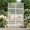 White Slant Pattern, variant on Metal Screen, 71" H X 45.7" W Freestanding Rustproof Steel Panels, Metal Outdoor Screens Decorative Fence with Stand for Deck, Patio, Backyard & Balcony