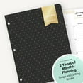 thumbnail image 5 of Blue Sky Day Designer 24 Month 2026 Monthly Planner Calendar, January 2026 - December 2027, 8.5" x 11", Flexible Cover, Stapled Binding, Swiss Dot Black, 5 of 7