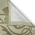 thumbnail image 3 of Ambesonne Art Nouveau Kitchen Curtains, Botanical Exotic, 55"x45", Sage Green Sepia, 3 of 3