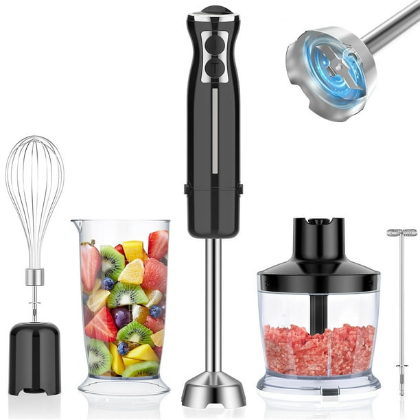 5in1 Immersion Hand Blender, 12 Speed Stick Blender for Smoothies