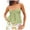 Green, variant on Women Summer Tops Women Tube Top Summer Off Shoulder Strapless Top Elegant Bandeau Off Shoulder Cold Tops for Cute Bodysuit Casual Lace Womens plus Size Undershirt Adult Green M