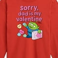 thumbnail image 3 of Toy Story - Sorry Dad My Valentine - Toddler And Youth Long Sleeve Graphic T-Shirt, 3 of 5