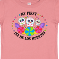 thumbnail image 4 of Inktastic My 1st Dia De Los Muertos with Sugar Skulls and Flowers Boys or Girls Baby T-Shirt, 4 of 5
